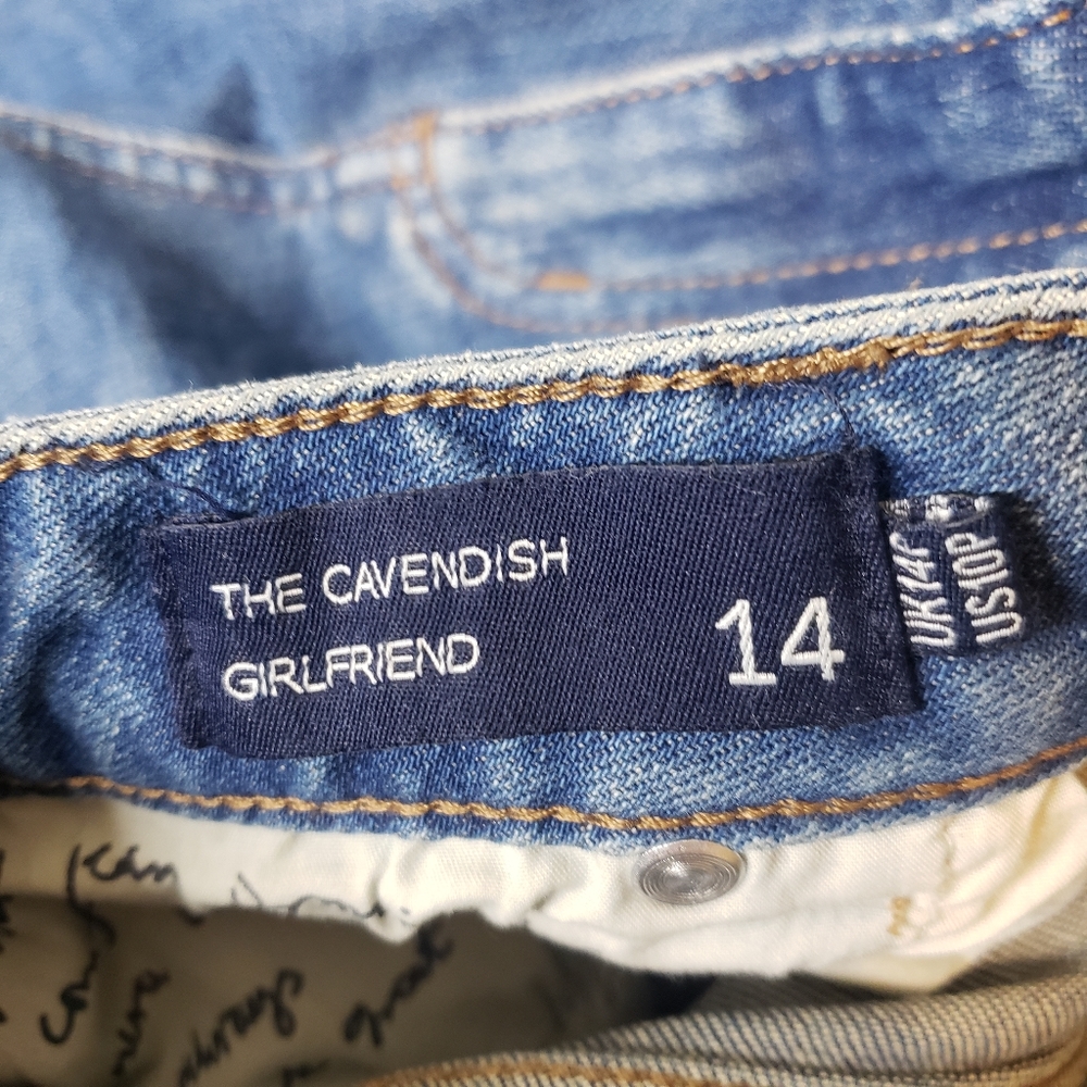 Boden Cavendish Girlfriend Blue High Rise Jeans - Picture 8 of 8